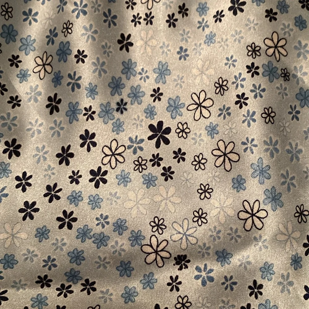 Limited too Blue Floral Satin Pajama Set - Picture 2 of 3